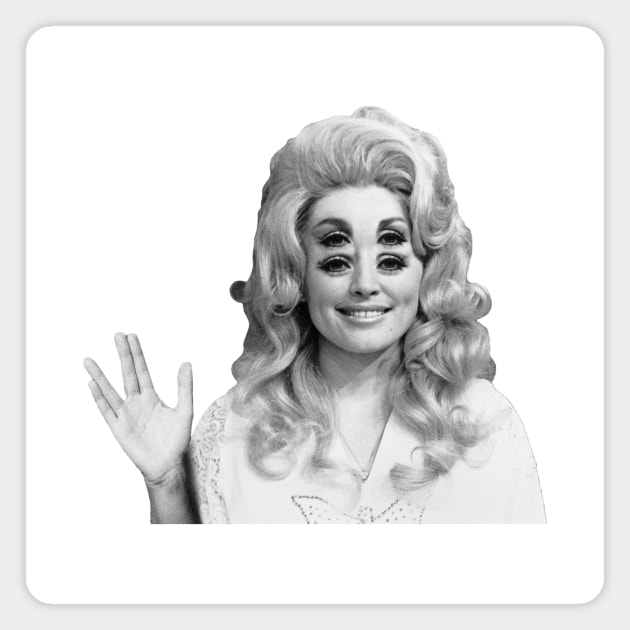 Live Long and Parton Magnet by beforetheinkisdry